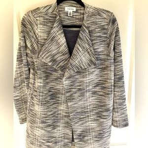 NEW. LADIES CALVIN KLEIN LONG BLAZER/JACKET.